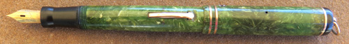 WAHL-EVERSHARP IN JADE GREEN WITH FLEXIBLE ACCOUNTANT GRADE NIb